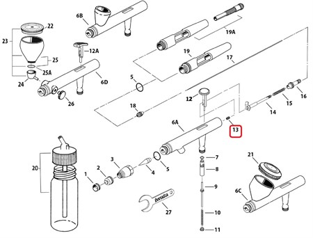 Needle Packing Screw Set (PTFE)